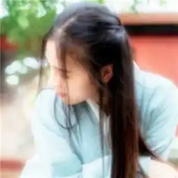 女生唯美古风长发头像2018最新只怪时间太嫉妒我们的爱情