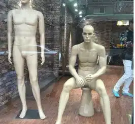 婚纱pe女模特全身服装店模特道具人体女男模特送假发送