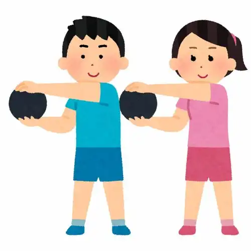 俯卧撑仰卧起坐蹲起有氧运动健身锻炼卡通插画免扣素材手绘png30插画运动比赛健身