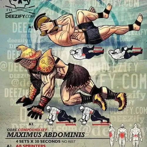 欧美健身圈传疯的漫画版训练图解,看完后点燃了我撸铁的欲望