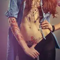 纹身女图头像霸气微信头像图片大全