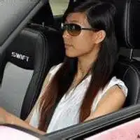 美女开车图片头像侧面微信头像图片大全