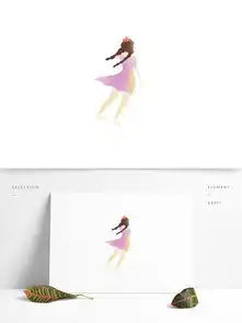 文艺麻花辫小女孩背影设计图片素材psb格式下载其他大全