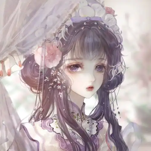 仙气动漫女生头像只要避免过度的狂喜,自然不会有悲痛来袭