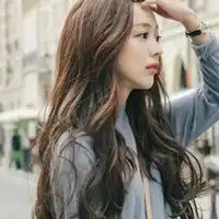 唯美头像女生侧面长发美女侧脸长发唯美头像高清