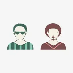 男人人物头像元素图片素材其他格式下载动漫人物大全