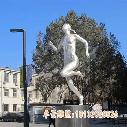 不锈钢奔跑旅行者雕塑绵阳不锈钢奔跑雕塑生产厂家