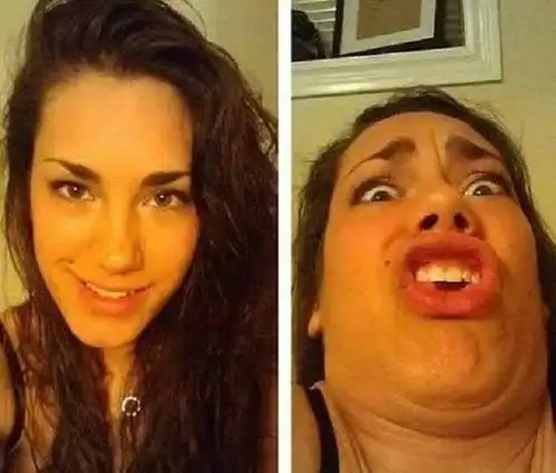 爆笑gif图妹子的裙子真漂亮,再配上这么细的高跟鞋,不好驾驭吧