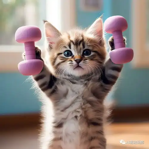 猫咪也能健身,你的借口是什么