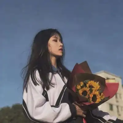 蓝色系伤感女生头像大全2020情人节qq唯美意境头像