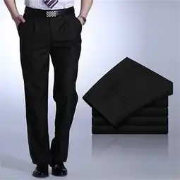富绅商务绅士正装男士免烫深灰色无褶西裤00k101hw
